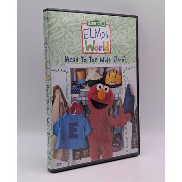 Sesame Street Elmo's World Head To Toe With Elmo DVD Learning How To Get Dressed - Picture 1 of 4